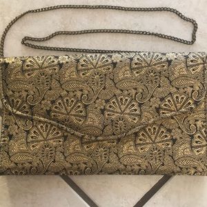 Elegant vintage brocade evening bag